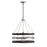 Capital Lighting Ashton 1 Light Pendant, Carbon Grey/Nickel