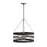 Capital Lighting Ashton 1 Light Pendant, Carbon Grey/Nickel
