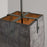 Capital Lighting 1-Light Pendant, Carbon Grey Iron Silk