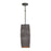 Capital Lighting 1-Light Pendant, Carbon Grey Iron Silk