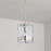 Capital Lighting 1 Light Perforated Pendant, Clear Glass