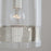 Capital Lighting 1 Light Perforated Pendant, Clear Glass