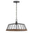 Capital Lighting 1 Light Pendant, Grey Wash/Iron