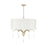 Capital Lighting Gwyneth 6 Light Pendant, Winter Gold