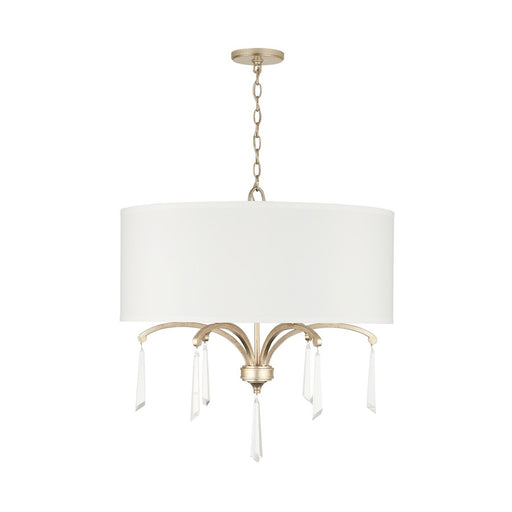 Capital Lighting Gwyneth 6 Light Pendant, Winter Gold