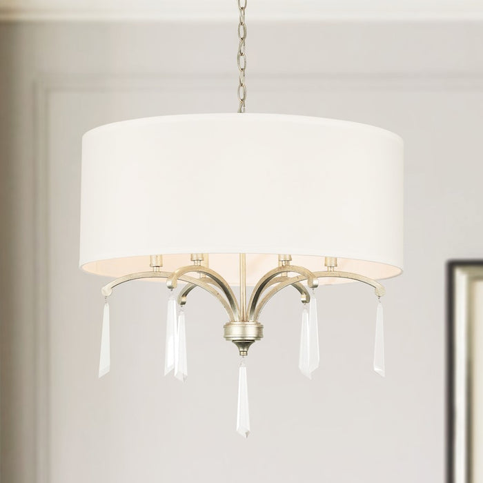 Capital Lighting Gwyneth 6 Light Pendant, Winter Gold