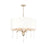 Capital Lighting Gwyneth 6 Light Pendant, Winter Gold