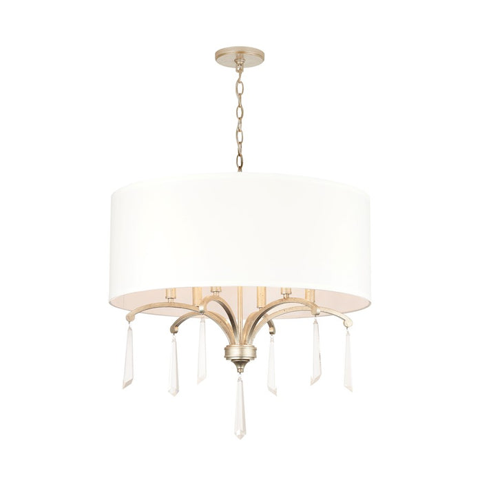 Capital Lighting Gwyneth 6 Light Pendant, Winter Gold