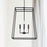 Capital Lighting Clint 4 Light Pendant, Black Iron