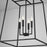 Capital Lighting Clint 4 Light Pendant, Black Iron