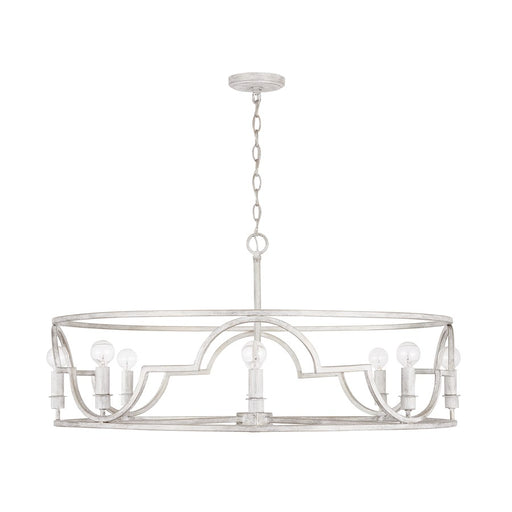 Capital Lighting Demi 8-Light Pendant, Winter White