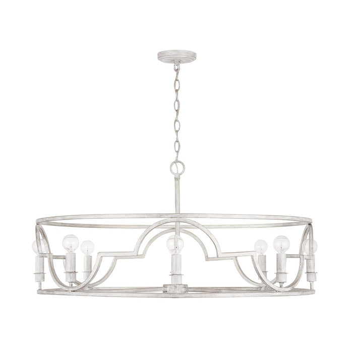 Capital Lighting Demi 8-Light Pendant, Winter White