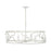 Capital Lighting Demi 8-Light Pendant, Winter White