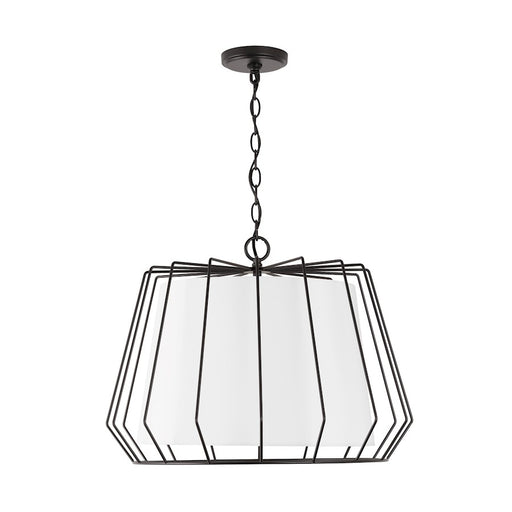 Capital Lighting Corey 4-Light Pendant, Matte Black
