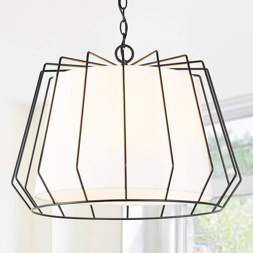 Capital Lighting Corey 4-Light Pendant, Matte Black