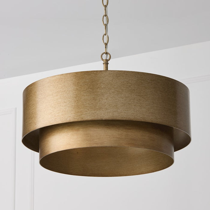 Capital Lighting Jude 4 Light Pendant, Mystic Luster