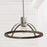 Capital Lighting Hugo 1-Light Small Pendant, Grey Wash Matte Nickel