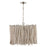 Capital Lighting Cara 4 Light Pendant in Brushed Pewter