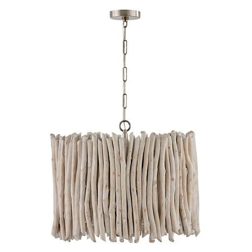 Capital Lighting Cara 4 Light Pendant in Brushed Pewter