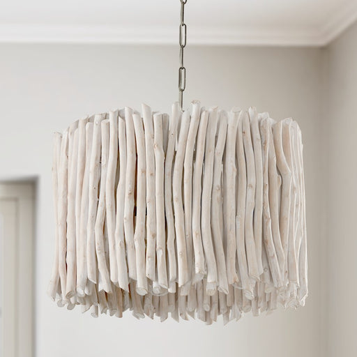 Capital Lighting Cara 4 Light Pendant in Brushed Pewter