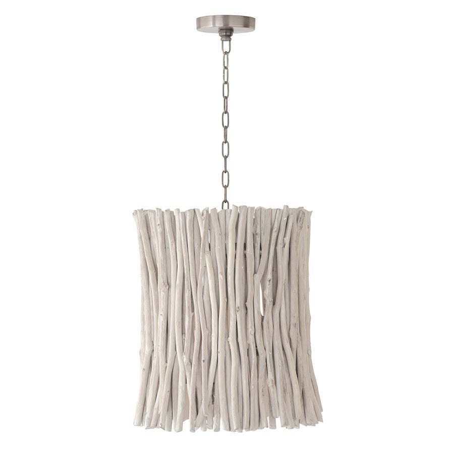 Capital Lighting Cara 4 Light Pendant, Brushed Pewter