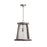 Capital Lighting Connor 1-Light Pendant, Black Matte Nickel/Clear