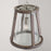 Capital Lighting Connor 1-Light Pendant, Black Matte Nickel/Clear