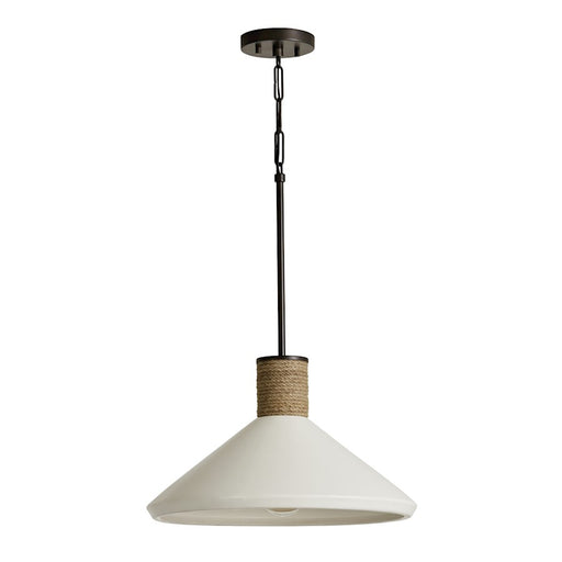 Capital Lighting 1-Light Extra Large Pendant, Dark Pewter/Soft White