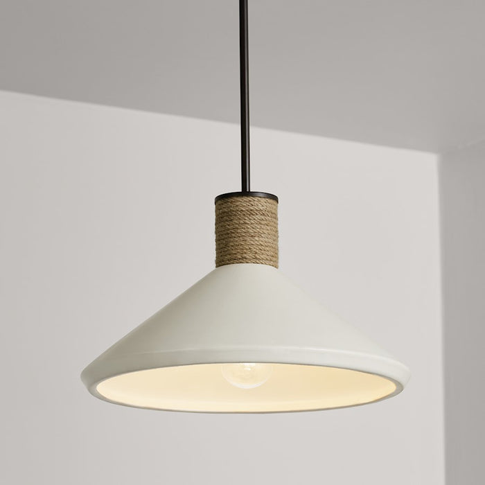 Capital Lighting 1-Light Extra Large Pendant, Dark Pewter/Soft White