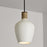 Capital Lighting 1-Light Medium Pendant, Dark Pewter/Soft White
