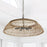 Capital Lighting 6-Light Pendant, Grey Wash Antique Nickel