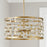 Capital Lighting Hala Pendant, Bleached Natural Jute/Brass