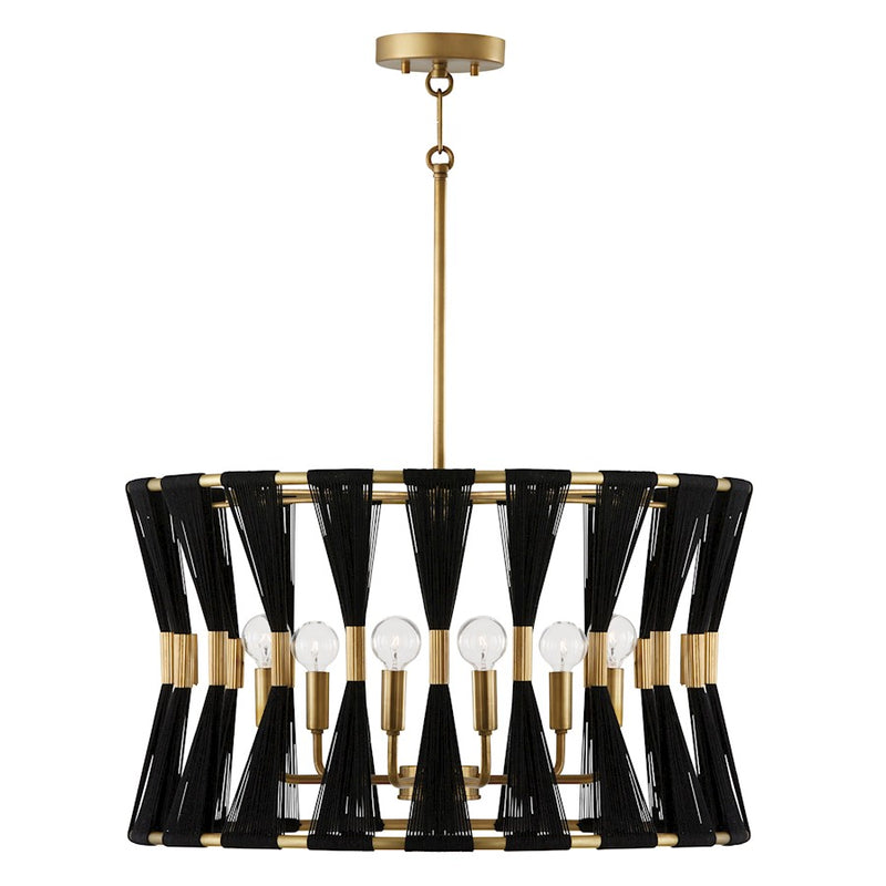 Capital Lighting Bianca Pendant, Patinaed Brass