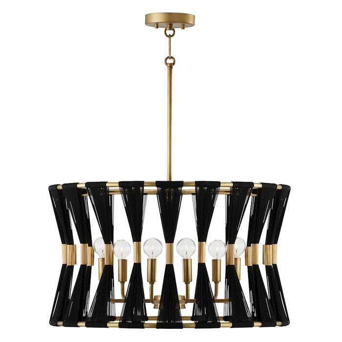 Capital Lighting Bianca Pendant, Patinaed Brass