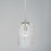Capital Lighting Emerson 1 Light Pendant, Embossed Seeded