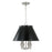 Capital Lighting Benson 4 Light Pendant in Black Tie