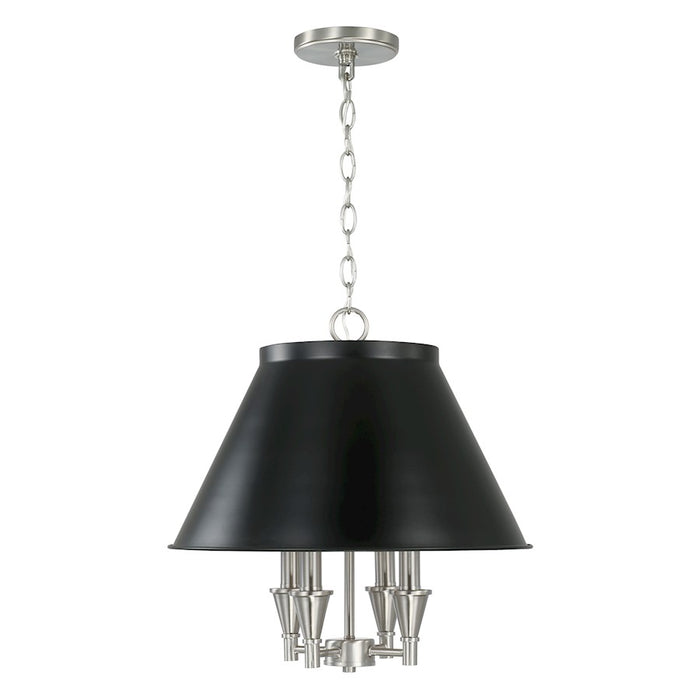 Capital Lighting Benson 4 Light Pendant in Black Tie