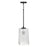 Capital Lighting Lexi 1 Light Pendant, Clear Fluted
