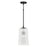 Capital Lighting Lexi 1 Light Pendant, Clear Fluted