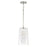 Capital Lighting Lexi 1 Light Pendant, Clear Fluted