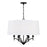 Capital Lighting Peyton 6 Light Pendant in Matte Black