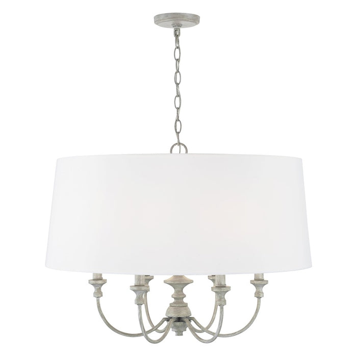 Capital Lighting Penelope 6 Light Pendant in Painted Grey