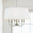 Capital Lighting Penelope 6 Light Pendant in Painted Grey