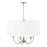Capital Lighting Penelope 6 Light Pendant in Painted Grey