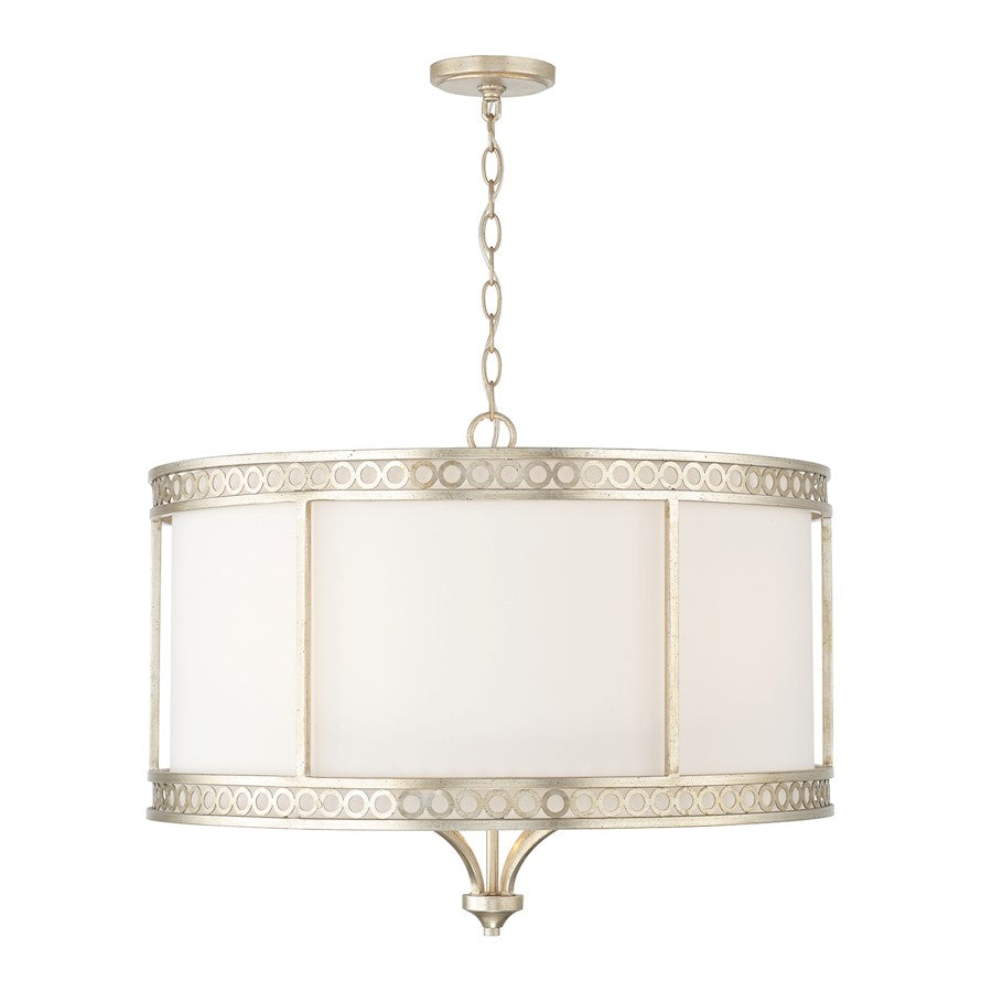 Capital Lighting Isabella 4 Light Pendant in Winter Gold