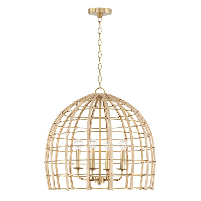 Capital Lighting Wren Pendant, Matte Brass