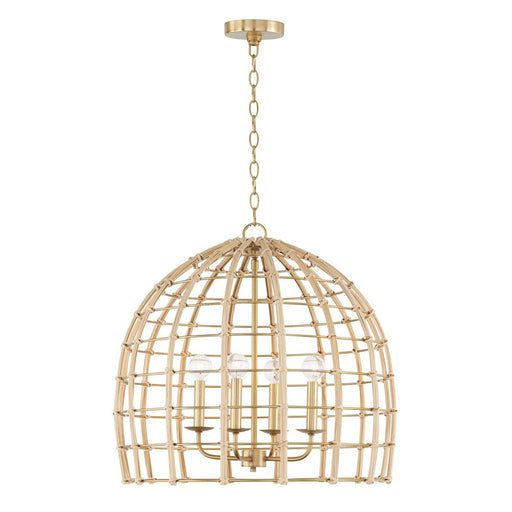 Capital Lighting Wren Pendant, Matte Brass