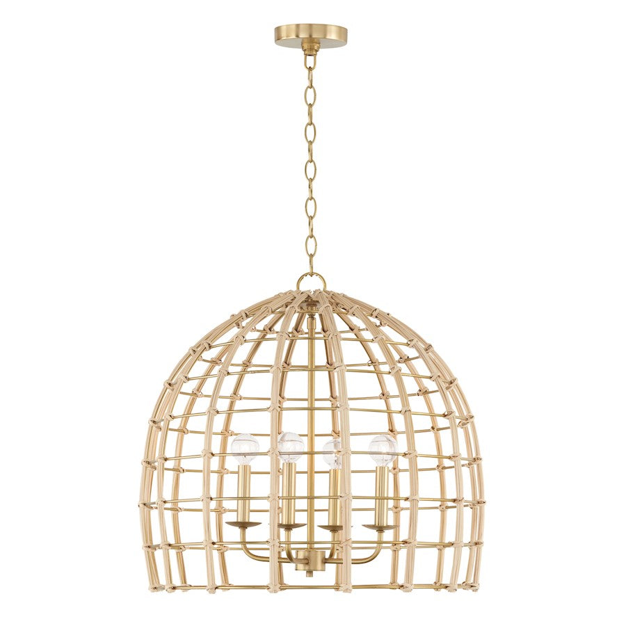 Capital Lighting Wren Pendant, Matte Brass