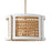 Capital Lighting Lola 4 Light Pendant, Flat White/Matte Brass