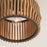 Capital Lighting Archer 1 Light Pendant, Wood/Black